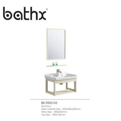 Modern Style Household Set Space Aluminum Bathroom Vanity Cabinet Guaranteed Quality Saving Mirrored Cabinets