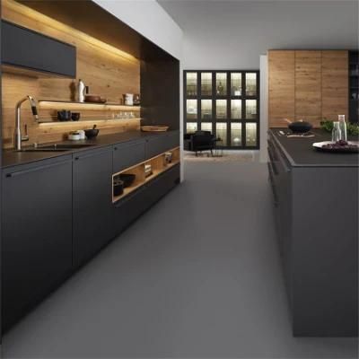 From China Modern Apartment Blue Shaker Kitchen Cabinets