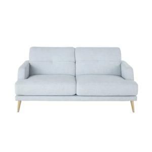 Modern Double Seat Wooden Fabric Leisure Home Hotel Office Furniture Adjustable Back Recliner Couch Sofa for Living Room and Bedroom