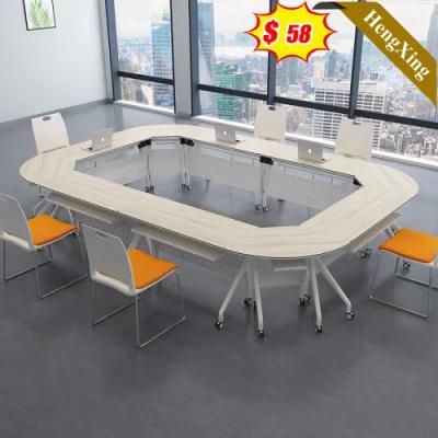 Factory Wholesale Customized Wooden Office School Modern Furniture Meeting Folding Table