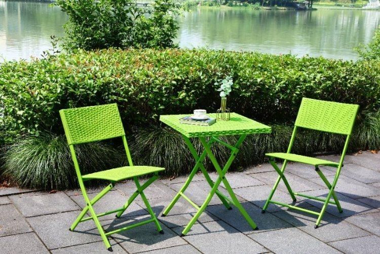 Cheap Colorful Modern Convenient White Plastic Folding Table and Chair