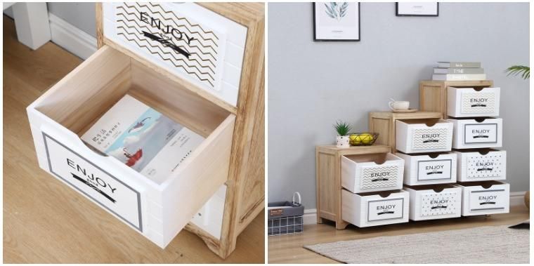 Furniture Modern Furniture Cabinet Living Room Furniture Home Furniture European-Style Wooden Lockers Solid Wood Storage Cabinet Bedroom Chest of Drawers