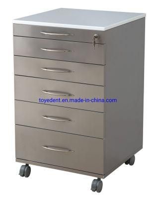 Dental Laboratory Equipment Mobile Stainless Dental Cabinet Modern Furniture
