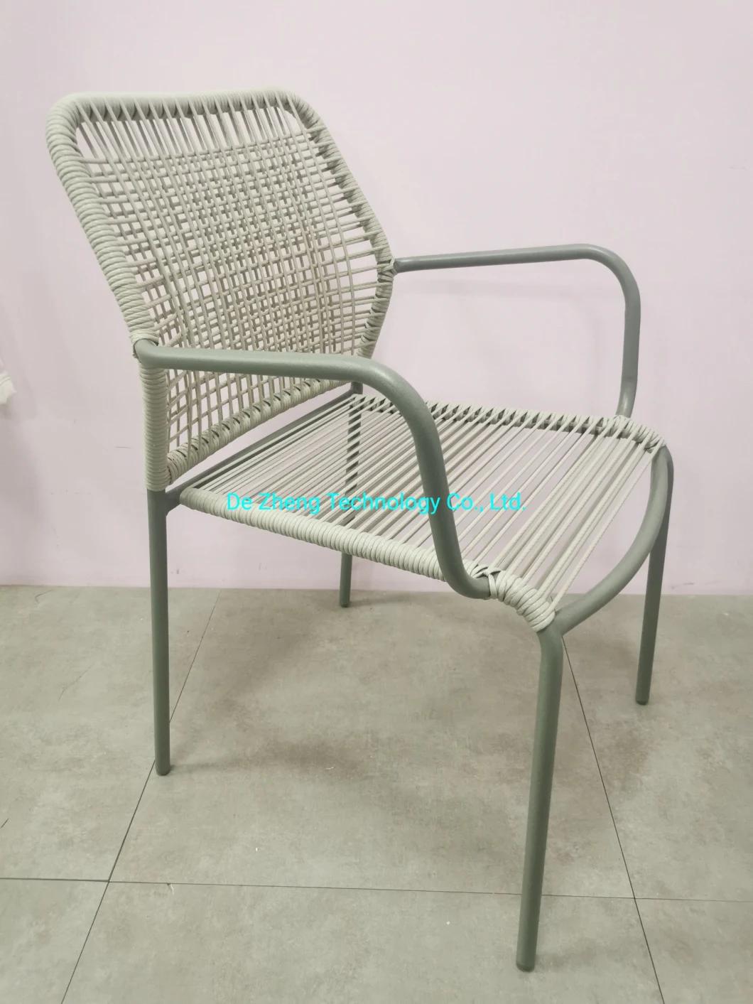 Wholesale Price Aluminum PE Rattan Handcraft Dining Sets 4 Chairs Patio Garden Rattan Modern Balcony Furniture Outdoor