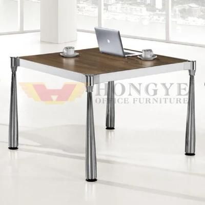 Modern Top Designer Square Negotiation Table HPL Office Furniture (HY-Q06)