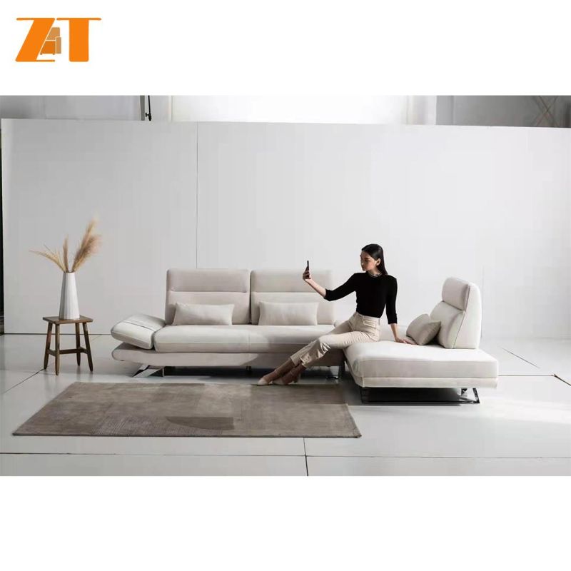 Italian Modern Couch Set Design Living Room Big Luxury Sectional Velvet Upholstery Fabric Sofa