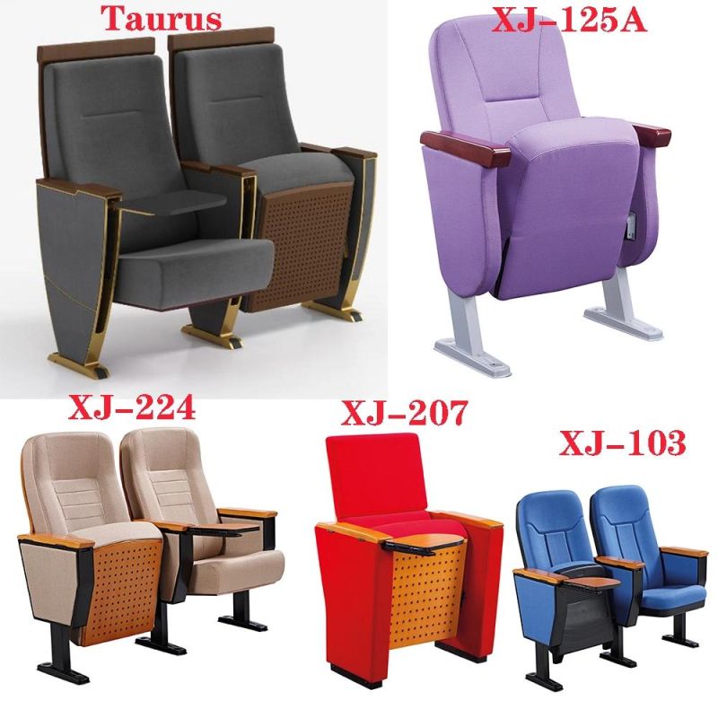 China Navy Blue Outdoor Chair Wooden School Chair Auditorium Furniture