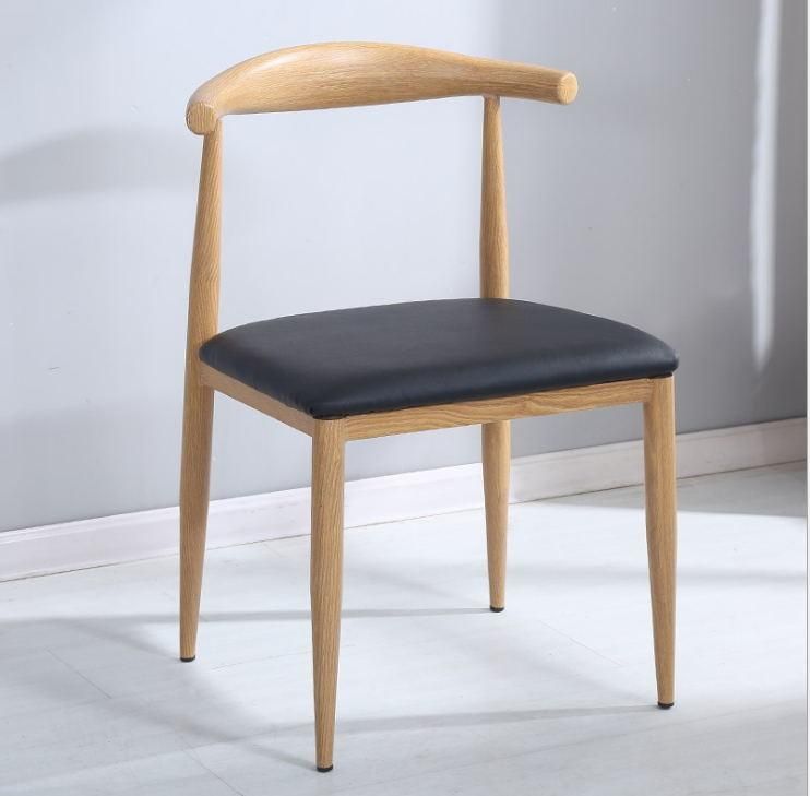 Modern Leisure Coffee Furniture Solid Wooden Frame Restaurant Wood Chair