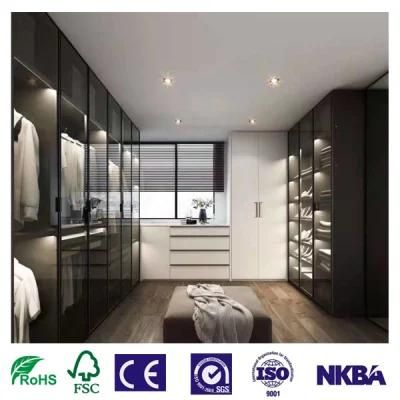 Customized Bedroom Livingroom Cloakroom Cabinet Furniture Whole Sets Wood Wardrobe