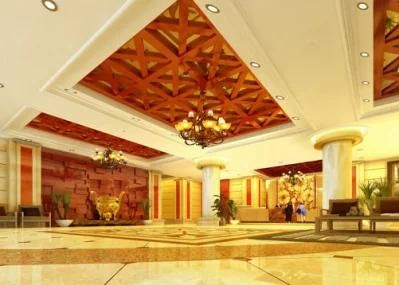 Chinese Modern Wooden Luxury Hotel Lobby / Public Area Furniture