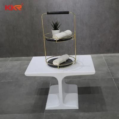 Kkr Solid Surface Stone Small Side Table