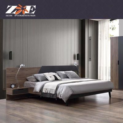 Modern Apartment Furniture Big Headboard King Size Bedroom Set