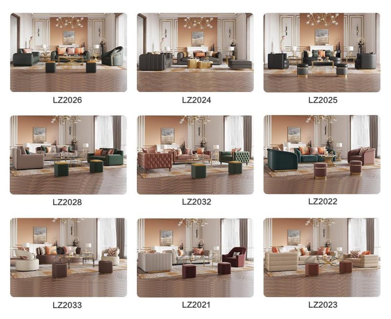 Home Modern Design Dubai Living Room Furniture Hot Sale Sectional Velvet Couch Luxury Loveseat Fabric Sofa Set