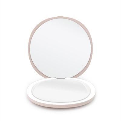 Hot Selling Rechargeable Portable LED Pocket Mirror 3X Magnifying Mirror High Definition Mirror