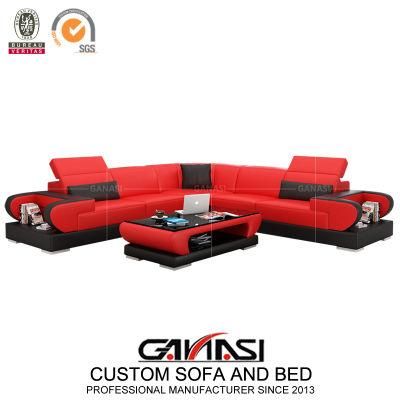 American Style Leather Sofa Furniture for Living Room
