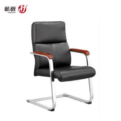 Hot Sales Black Leather Visitor Chair Office Furniture