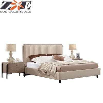 Modern latest Home Bedroom Furniture Beds with Soft Headboard