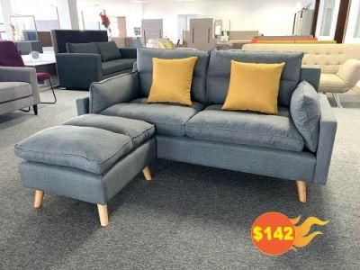 Nova 20apsa008 Wholesale Indoor Elegant Sofa Modern Set Sofa Accept Custom Color 2 Seates Sofa with Stool