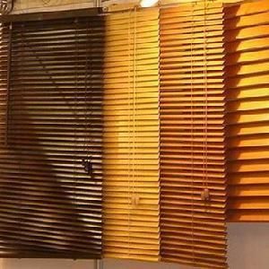 White Venetian Window Blinds with 50mm/25mm Wood Slats