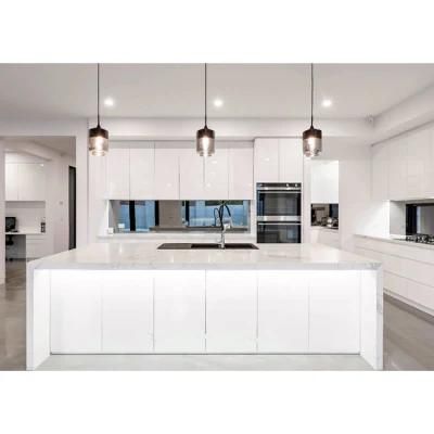 Particle Board Kitchen Cabinets Modern Double Sides Lacquer Cabinets