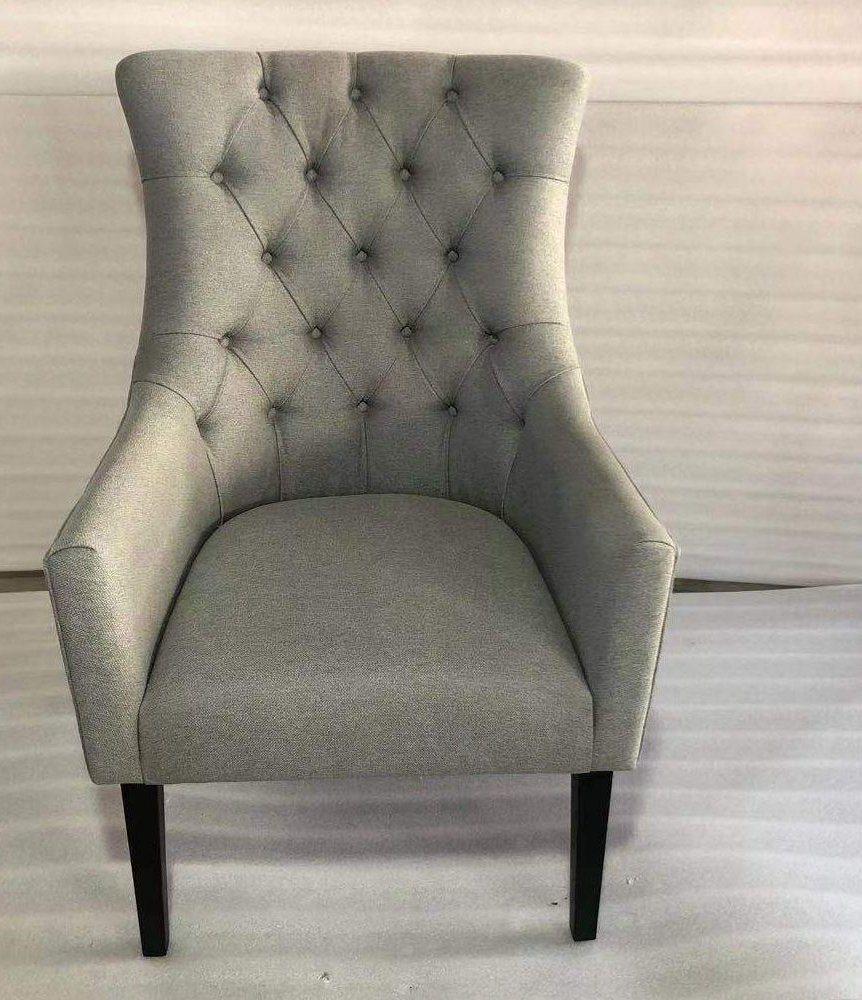 Modern Design Decorative Fabric Upholstery Tufted Back Leisure Living Room Hotel Chair for Restaurant Dining Chairs