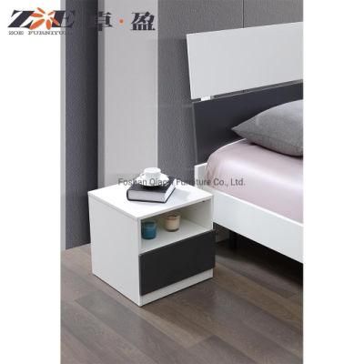 Customized Bedroom Furniture MDF Nightstand Home Usage Bedside Table Night Table