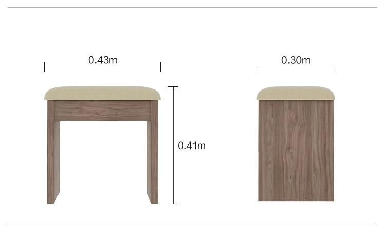 Modern Furniture Dressing Table with Mirror and Customized