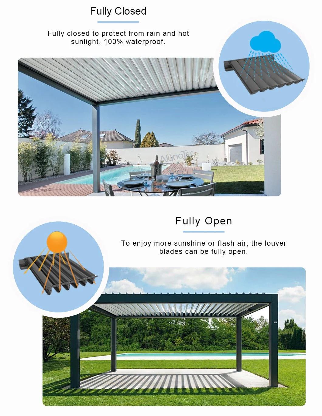 Direct Factory Automatic Aluminum Gazebos for Sunshade