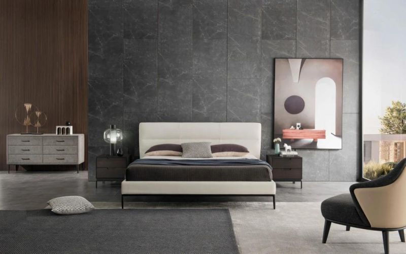 Modern Bedroom Beds Wall Bed King Bed for Hotel Gc2030