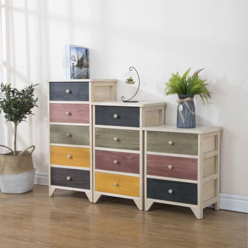 Furniture Modern Furniture Cabinet Living Room Furniture Factory Direct Solid Wood Storge Cabinet Home Use Small Cabinet New Design Chest of Drawers