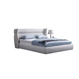 Modern Home Furniture Stylish Design Wingback Headboard Double Bed