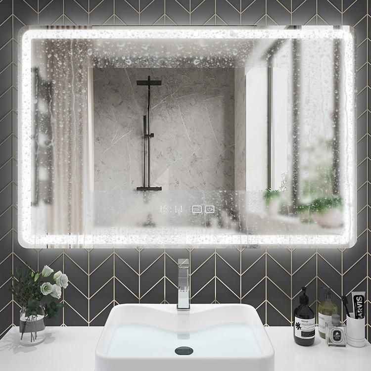 5mm Copper Free HD Image Mirror Hotel Hospitality LED Beauty Mirror for Bathroom