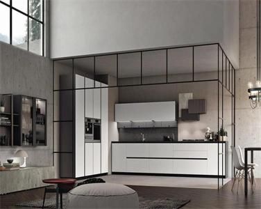 Modern High End Multifunctional Matte Lacquer Kitchen Cabinet