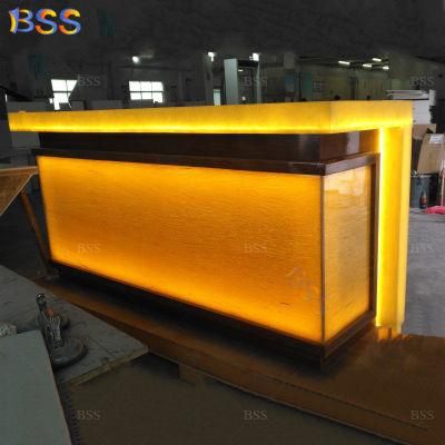 Home Bar Counter for Sale Illuminate LED Drink Bar Counter