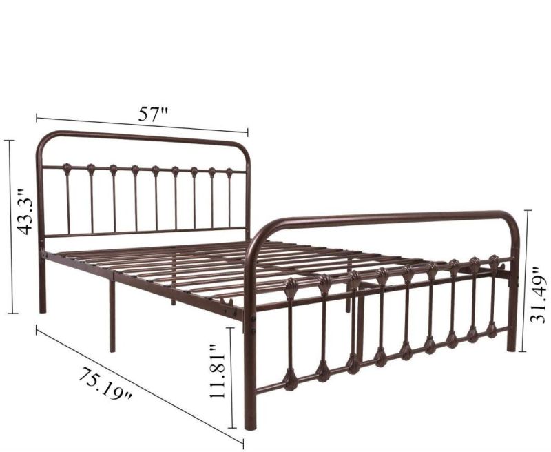 Modern Furniture Cheap Slat Bed Frame