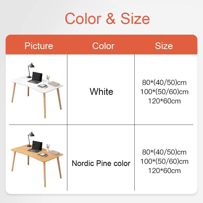 Ready Made Simple Design Modern Writing Office PC Computer Desk with Study Room