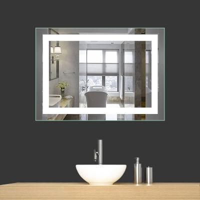 Multi-Color Bathroom Makeup Mirror with LED Light and Music