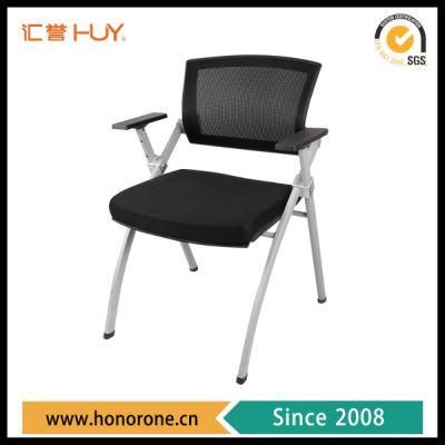 Office Chair Furniture Mesh Arm School Training Chair with Writing Pad