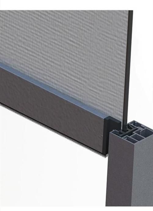 Zip Track System Side Rail Wind Protection Outdoor Roller Blind