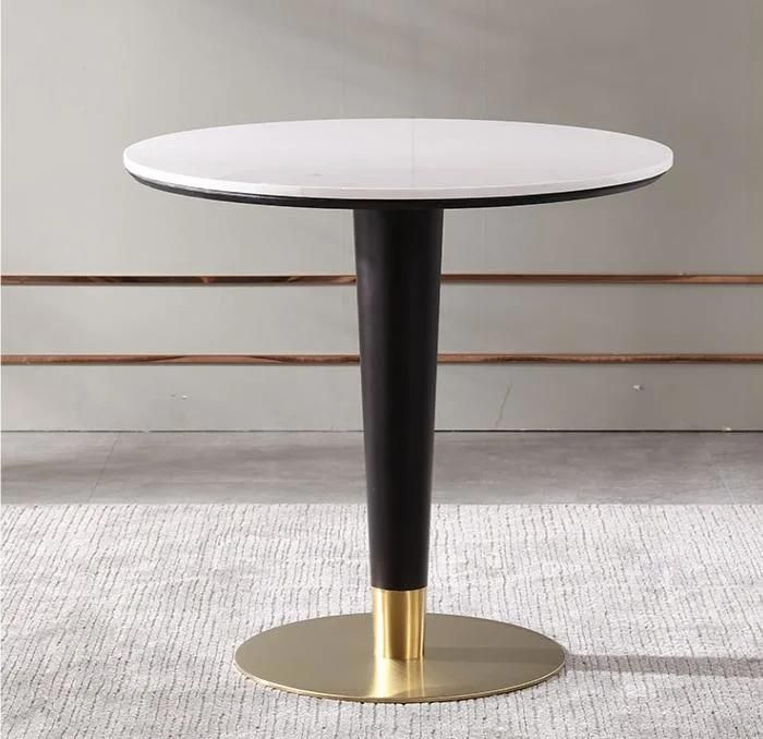 Hyc-Nu128 Post-Modern Hong Kong-Style Light Luxury Sales Office Negotiate Table and Chair Combination for The Living Room