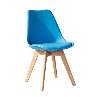 Wholsale Tulip Chair with PU Padded Dining Chair Modern Furniture