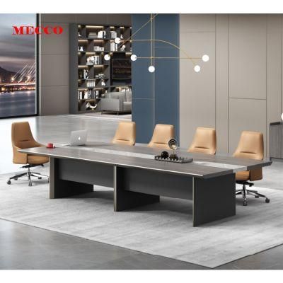 2022 Wholesale Market Modern Wooden Office Furniture Boardroom Negotiating Meeting Room Conference Table