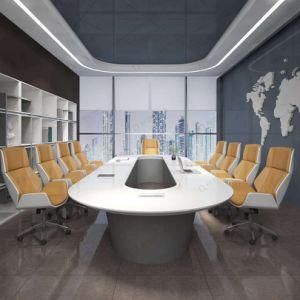 Modern Arc Customize Size Glossy MDF Conference Table