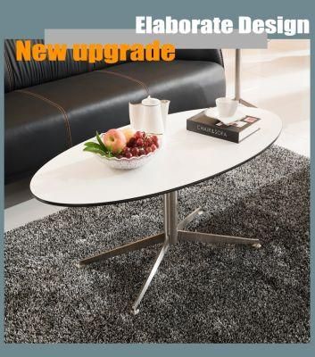 New Design Modern Dining Room Tea and Coffee Table with Stainless Steel Frame