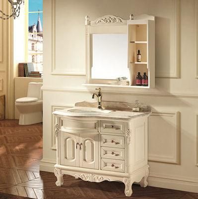 Woma New Design Solid Wood Bathroom Cabinet Sink Vanity (6011)