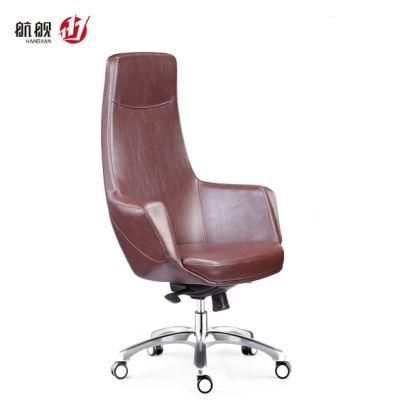 Modern Computer Boss Chair Lift and Swivel Leather Office Chair