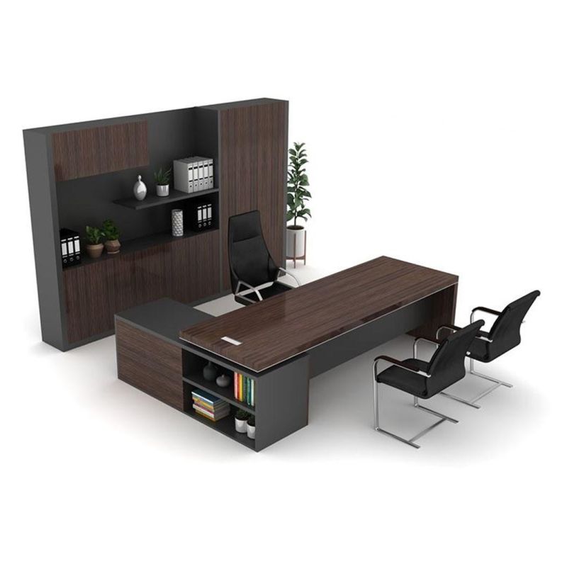 (SZ-ODR678) Foshan Office Furniture Boss Table Manager Office Desk
