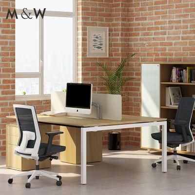 High Quality Fashion Design Standard New Model Modern Modular 2 Person Pedestals Workstation Furniture