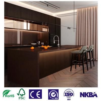 Free Sample Modular Modern MDF Polywood Furniture Wooden Lacquer Kitchen Cabinets From Max Create