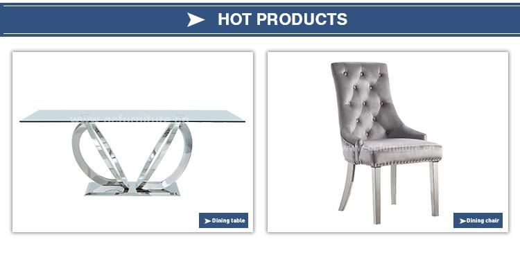 Foshan Modern Home Funriture Stainless Steel Legs Dining Chair
